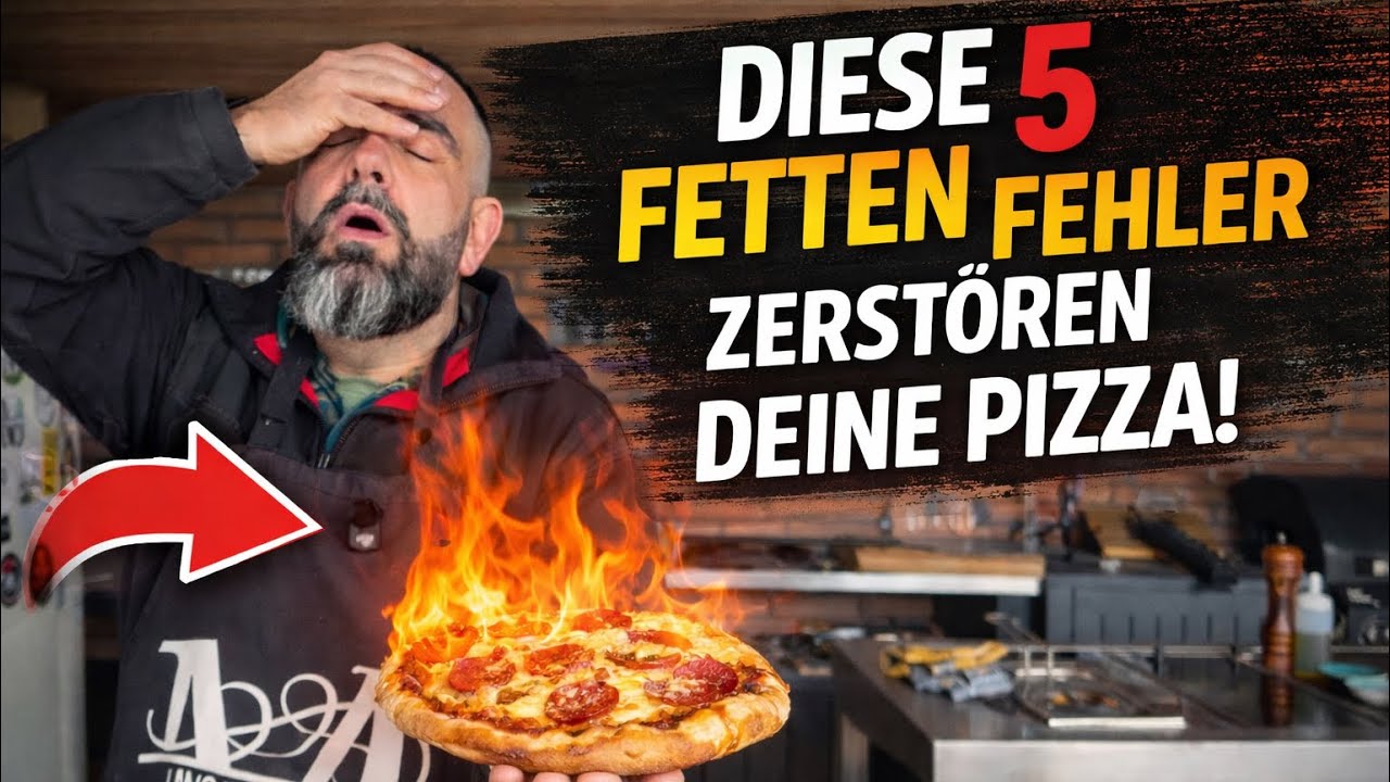 Die 5 größten Pizza Fehler, warum deine Pizza nie perfekt wird 🍕🔥
