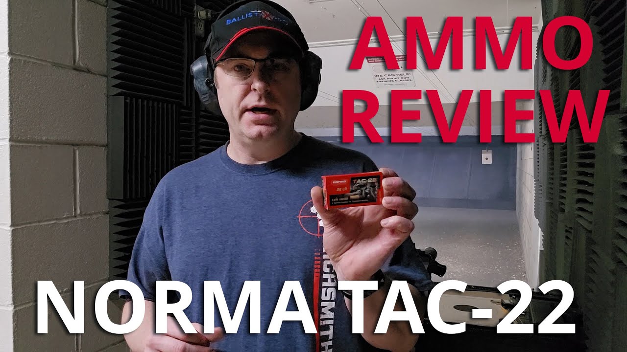 Norma - TAC-22 40gr - 1083fps - 22lr Ammo Precision Evaluation - APE - Bullet Review Test at 50ft