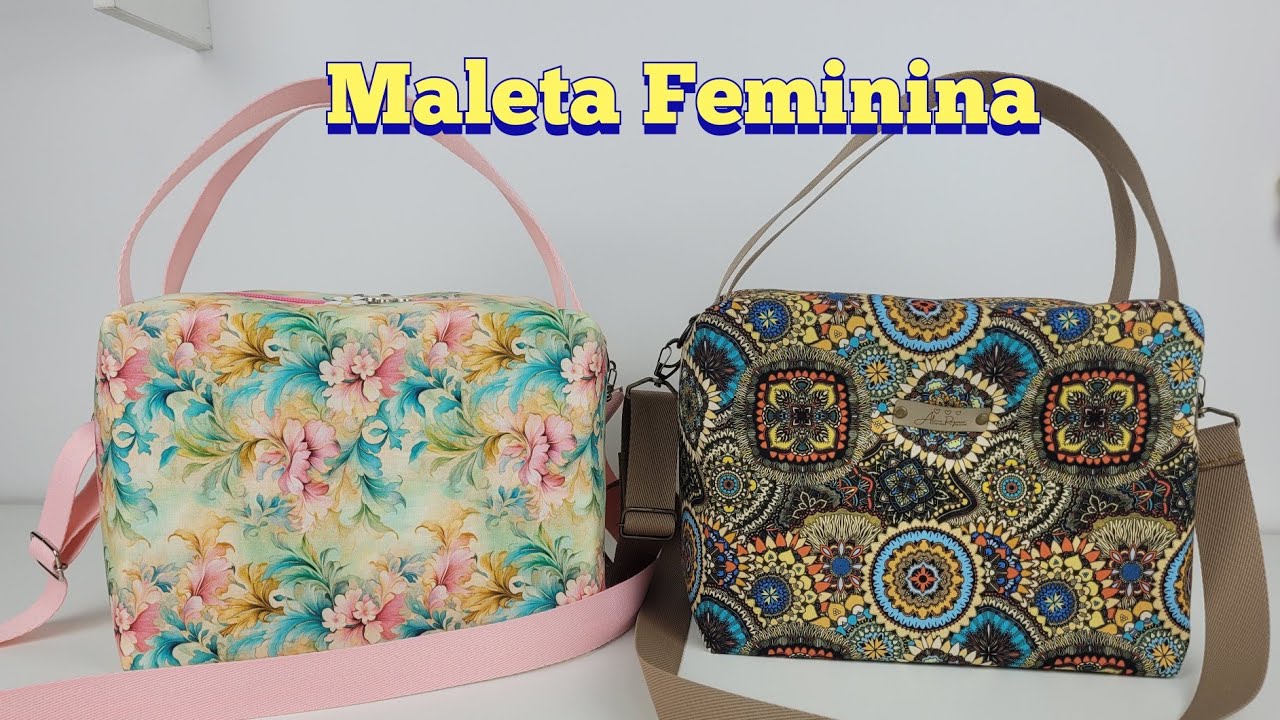 Como fazer  Uma Bolsa maleta / térmica💞COSTURA CRIATIVA 💞 ALINE ROGERIO