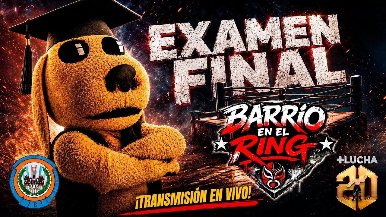 JRF y M&aacute;s Lucha - Ex&aacute;men Final: Wisin y Cuack Man vs Kong y Kikiri Kid | Barrio en el Ring