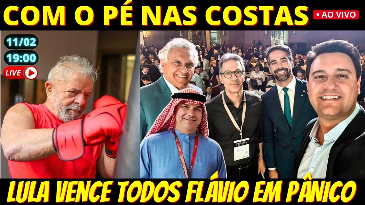 🔴 19h Lula vence todos e Flávio parou de crescer