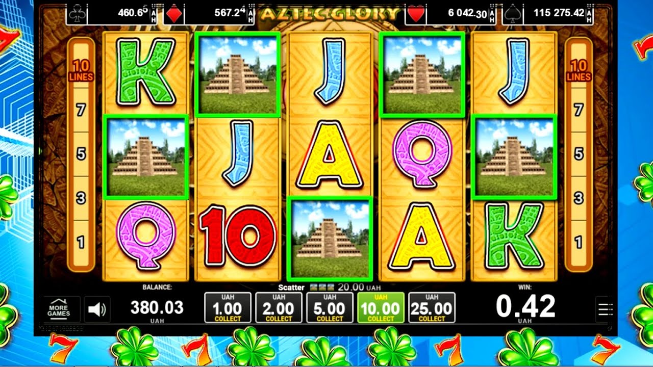 Won 10 FREE SPINS ON 10 BETS AZTEC & GLORY