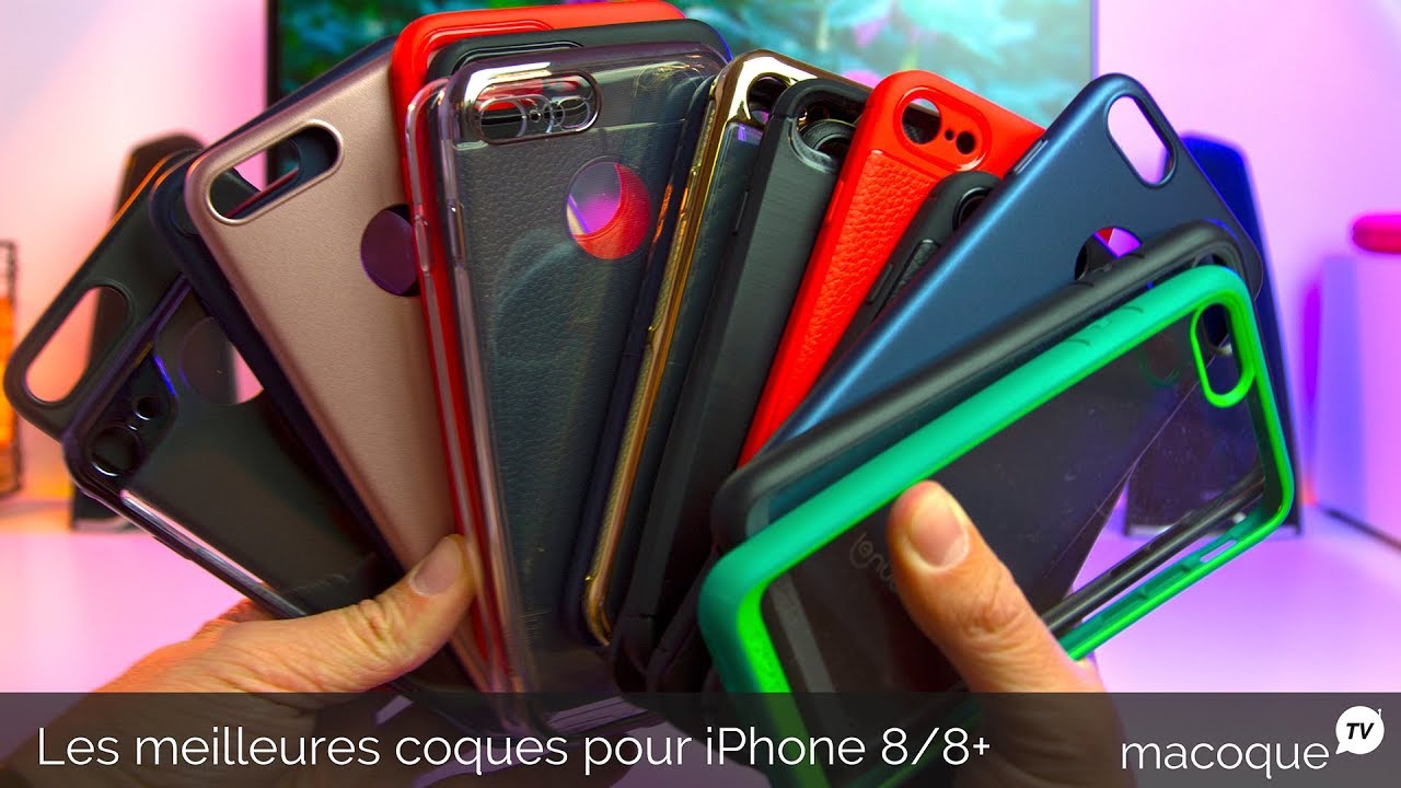 LES MEILLEURES COQUES POUR IPHONE 8 & 8 PLUS