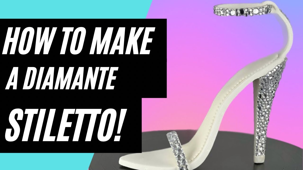 HOW TO MAKE A  STILETTO shoe OUT OF GUMPASTE