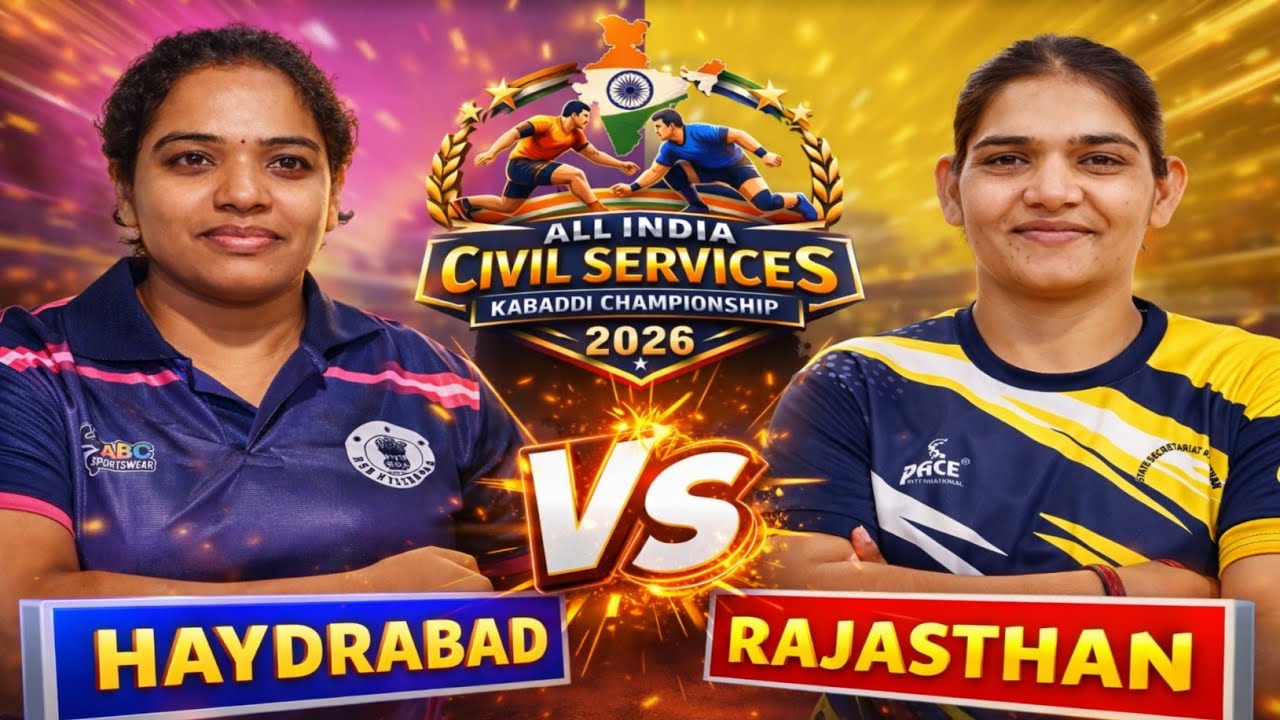 RAJASTHAN 🆚 HAYDRABAD | All India Civil Services Kabaddi Championship 2026 | Women’s Match