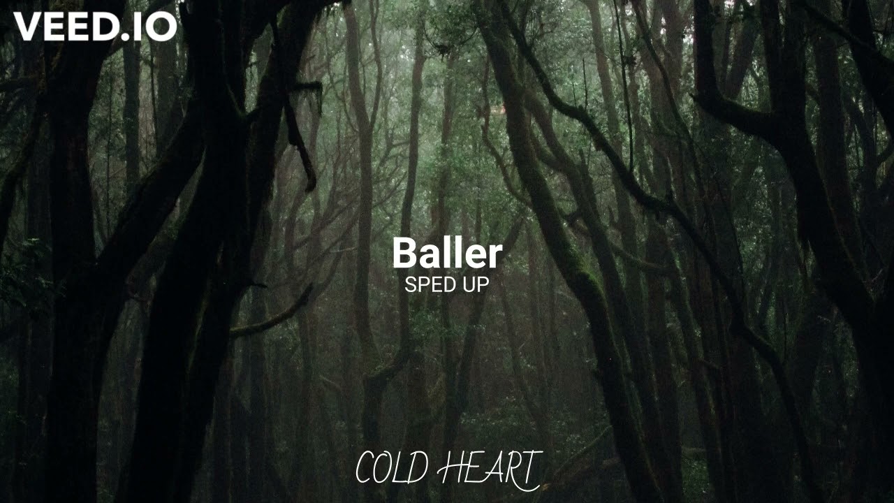 Baller (sped up) | Shubh | COLD HEART