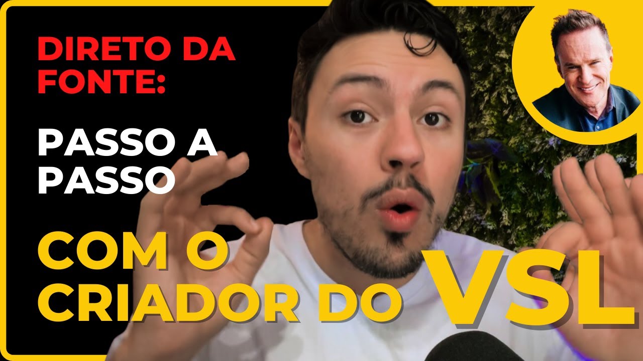 Script passo a passo de VSL por Jon Benson, o criador do VSL