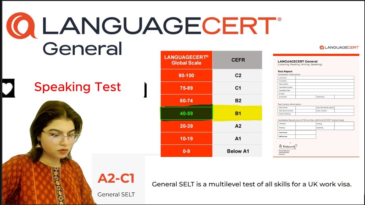 LANGUAGECERT General SELT (A2-C1)