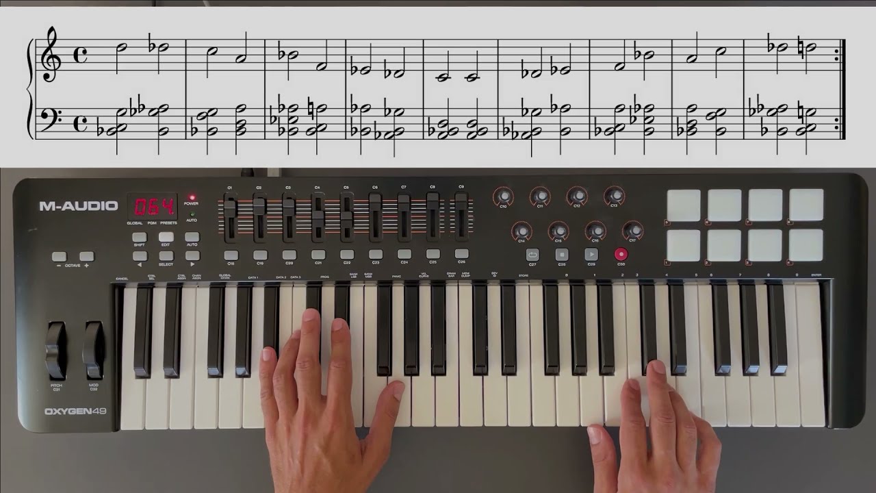 Crazy symmetry in “Purple Rain”’s strings outro (keyboard)