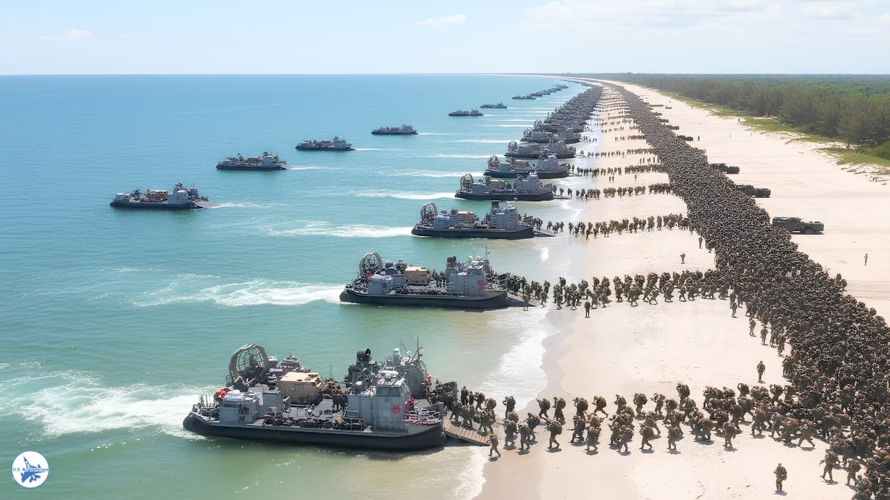 Russia Worried! Hundreds of Amphibians and 4,500 Elite US Marines Head to the Atlantic Ocean