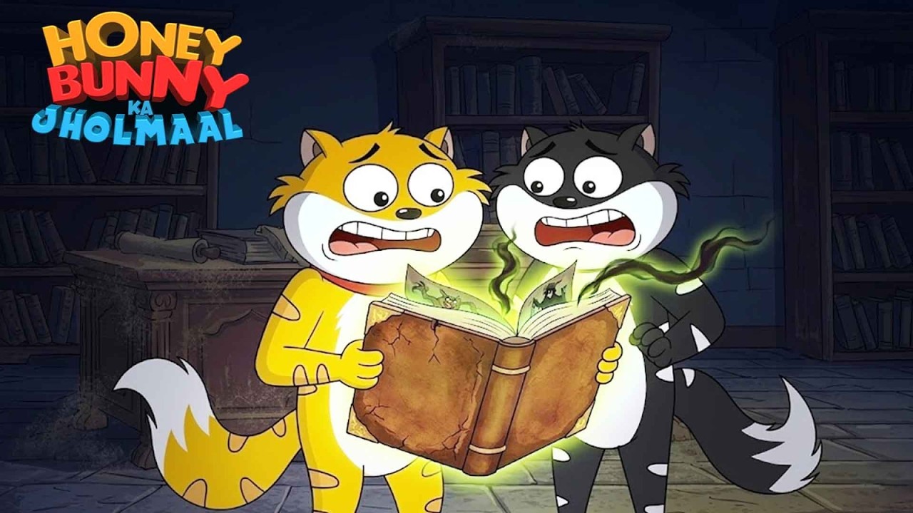Honey Bunny ने खोला शापित कहानी की किताब | Honey Bunny Gags In Hindi | Funny Cartoon