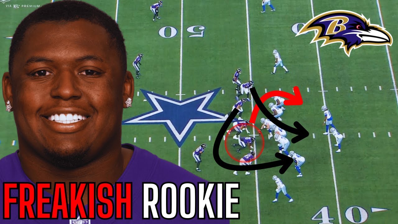 Ravens Rookie Aeneas Peebles Looks Like An UNBLOCKABLE FORCE... | Film Analysis |
