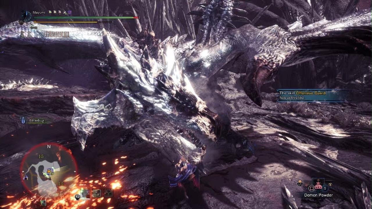 MHW:I Tempered Silver Rathalos 5'40