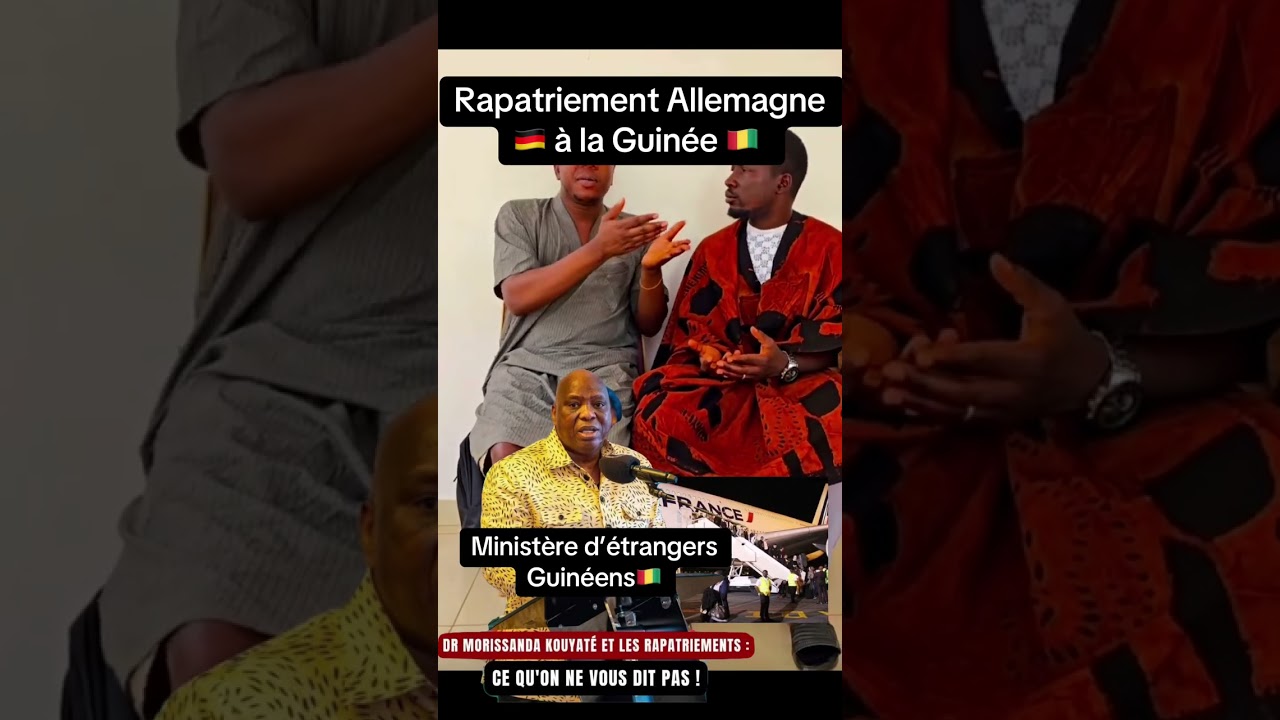 Écoutez les explications d’un guineen rapatrie en Allemagne