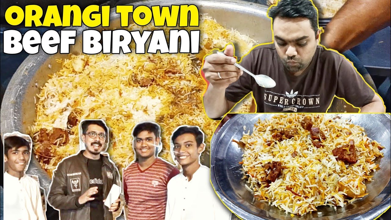 Orangi Town ki Beef Biryani | A.R Hamza Pakwan review by @Sharifzaday