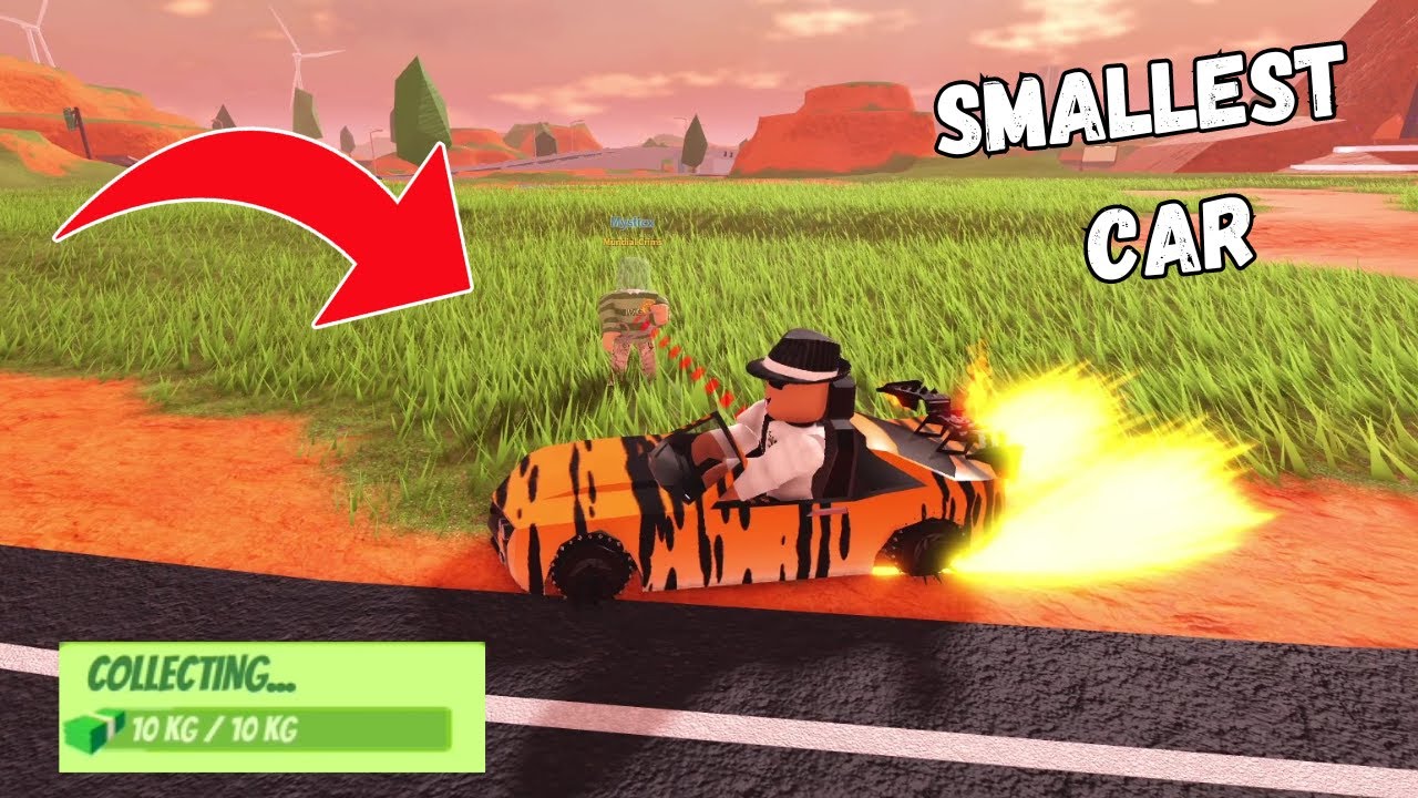 Jailbreak But With The Smallest Car...(Roblox Jailbreak)