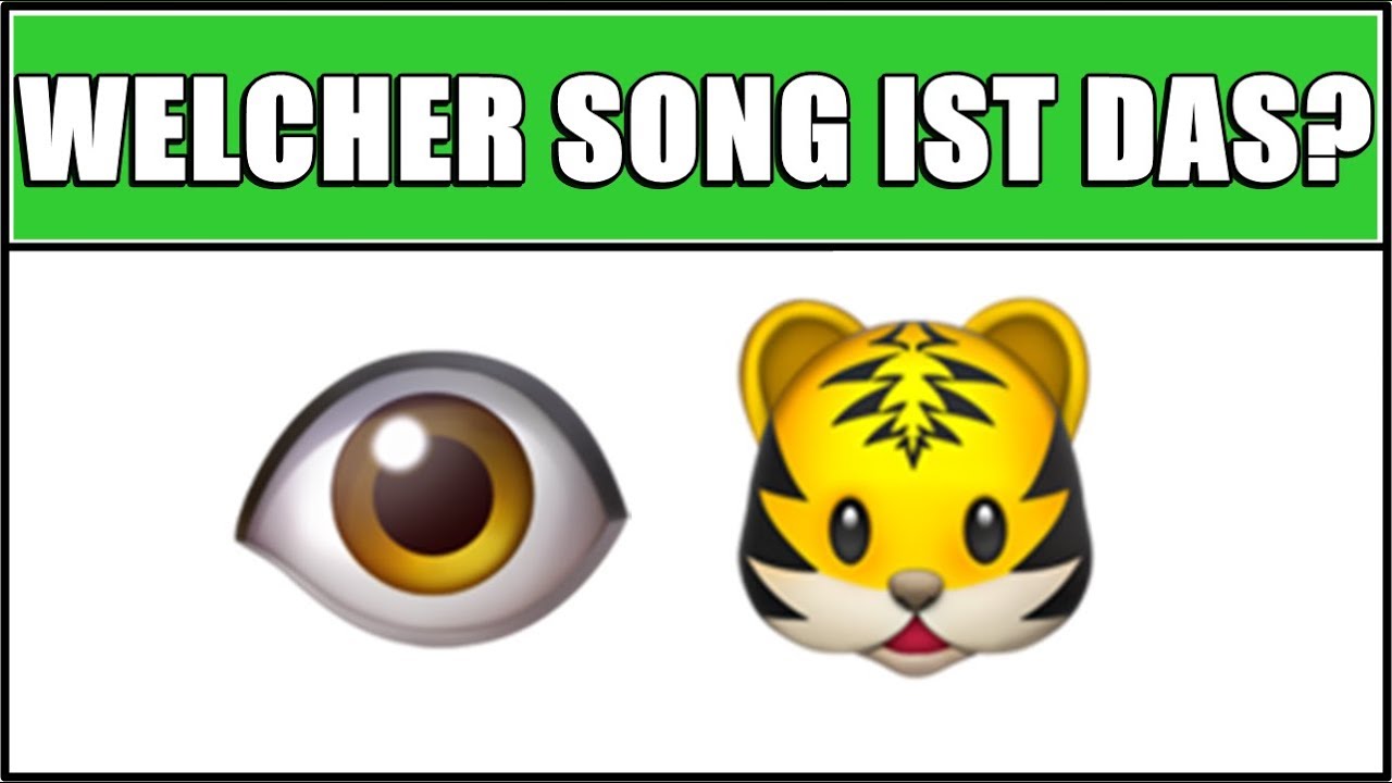 Schaffst du es diese Songs zu erraten? (Das gro&szlig;e Emoji Song Quiz)