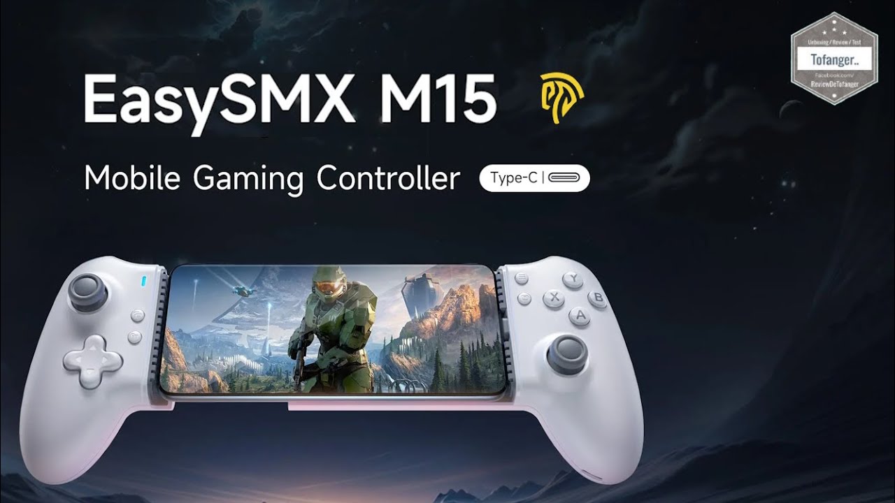 Мобильный игровой контроллер EasySMX M15 &mdash; контроллер USB Type C для смартфона &mdash; распаковка