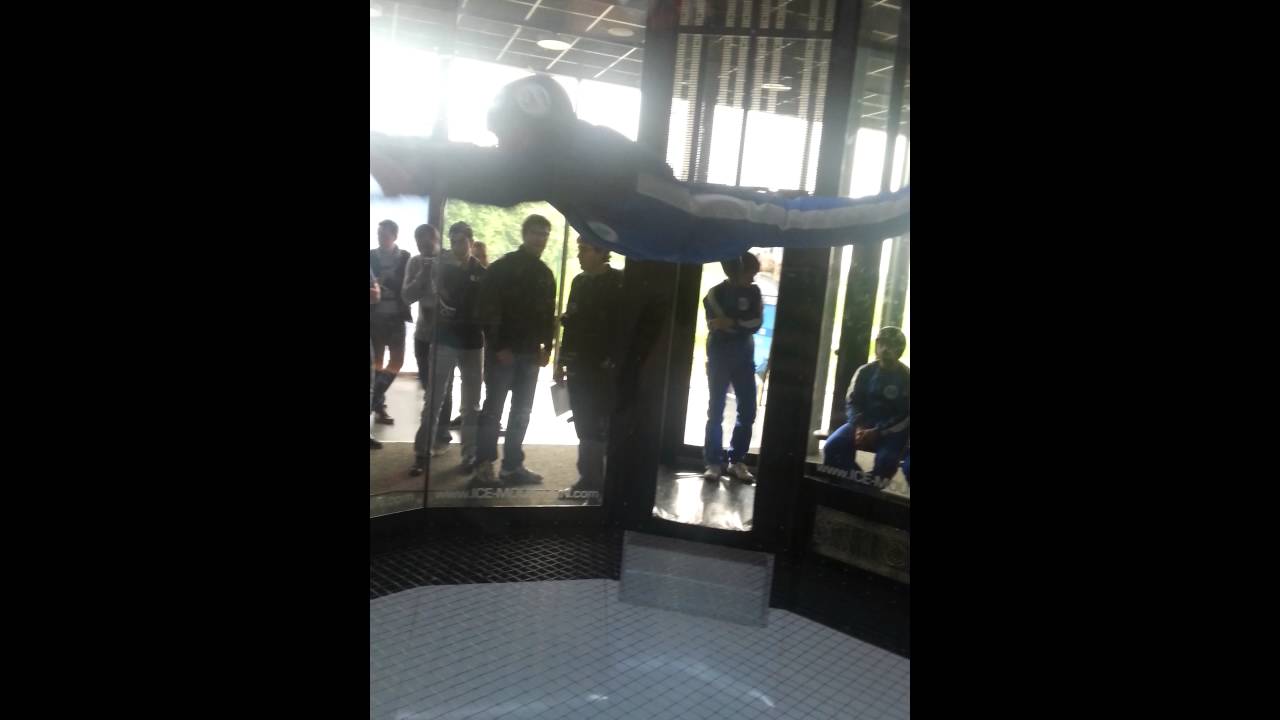 Test du sky diving @ icemountain comines