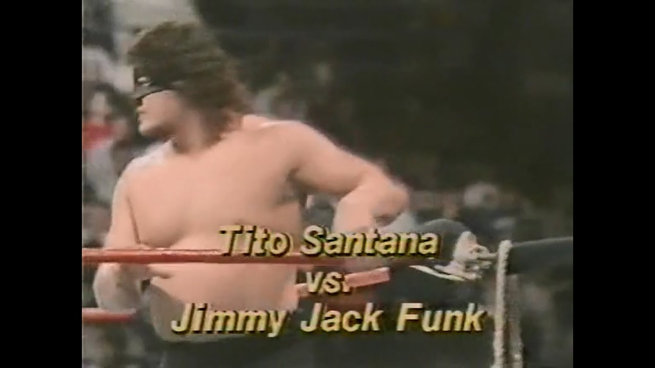Tito Santana vs Jimmy Jack Funk   SuperStars Sept 27th, 1986