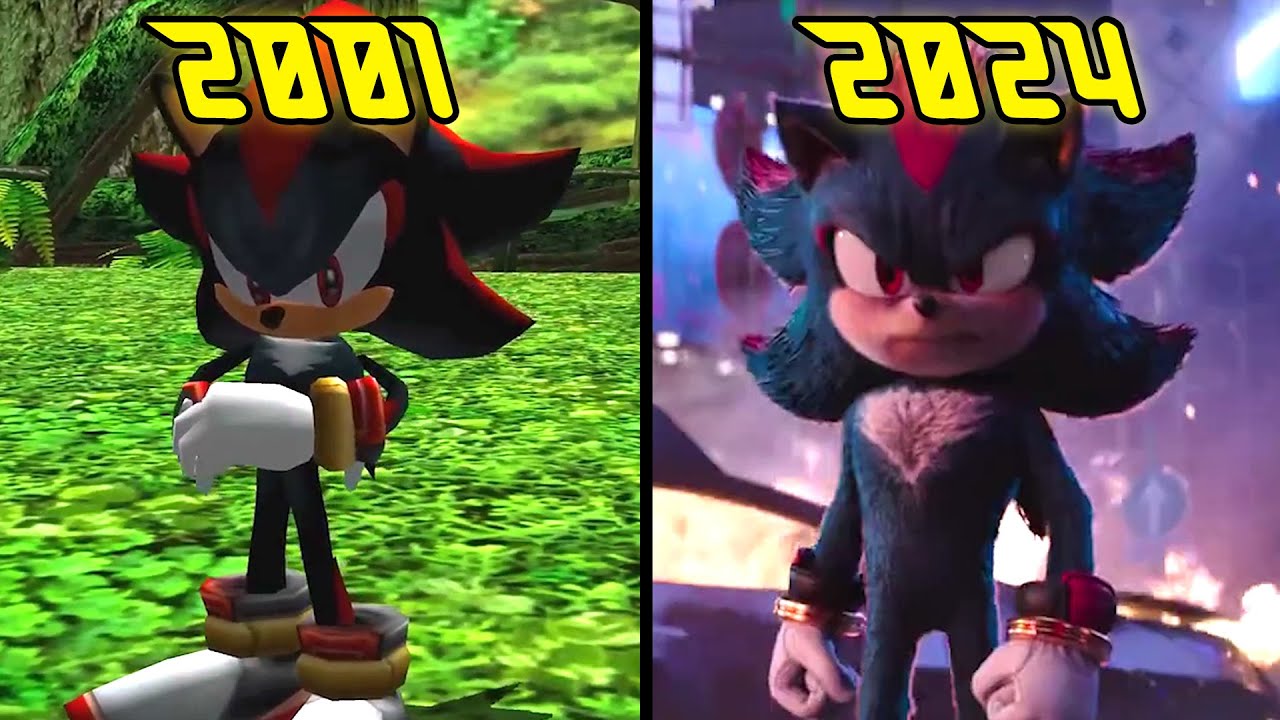 Evolution of Shadow the Hedgehog (2001 - 2024)