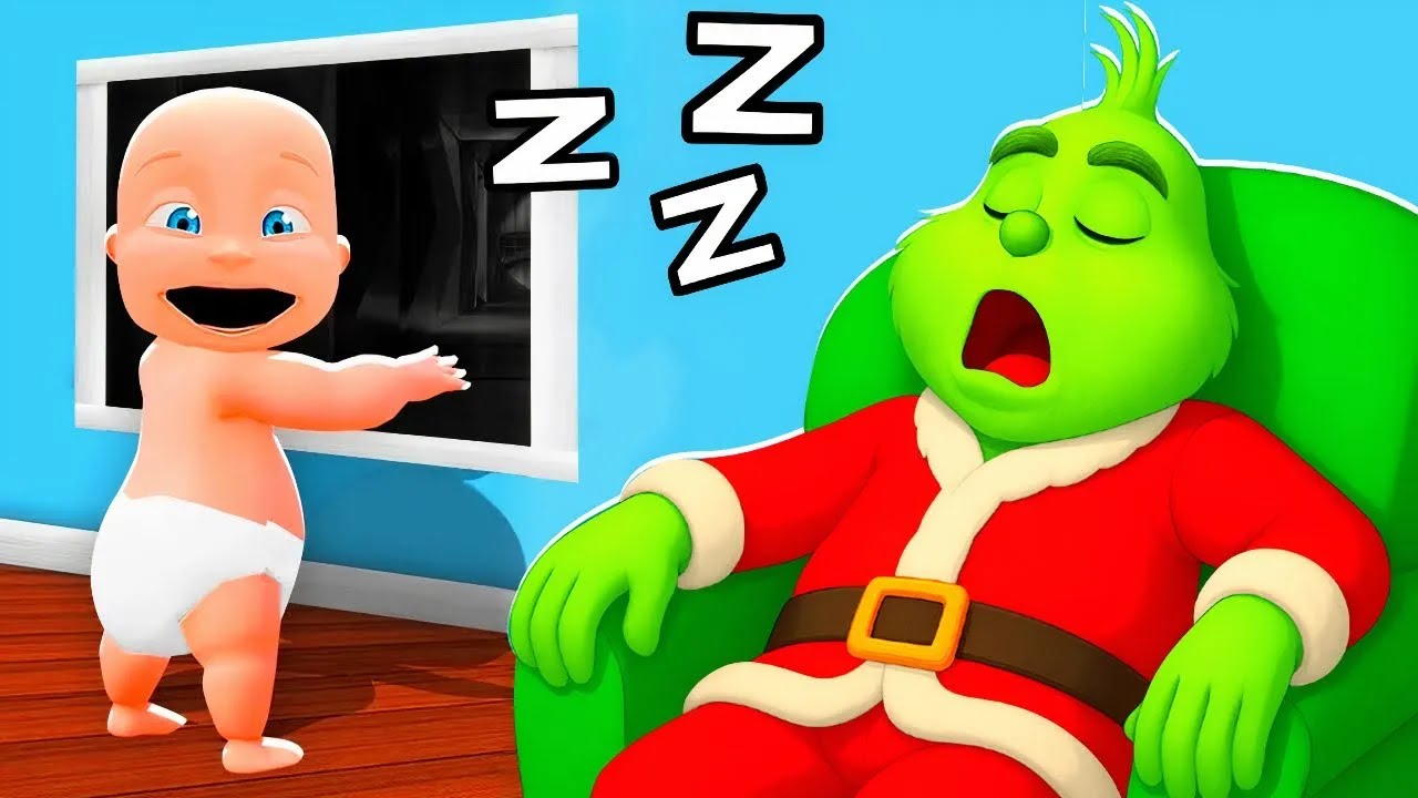 Baby Gets REVENGE On EVIL GRINCH!!!