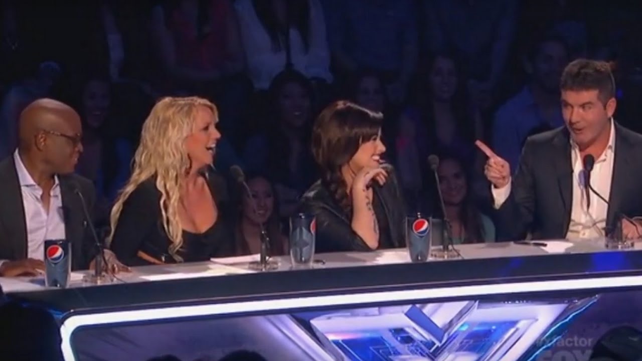 Demi Lovato and Simon Cowell 17 - The X Factor US LEGENDADO