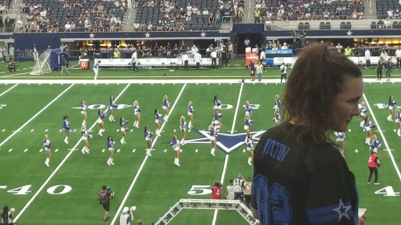 Dallas Cowboys Cheerleaders Dancing to Thunderstruck