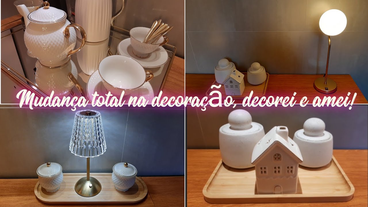 DECORAÇÃO NOVA NA CASA | FICOU LINDA, DELICADA E SOFISTICADA | Frescurinhas da Bia 