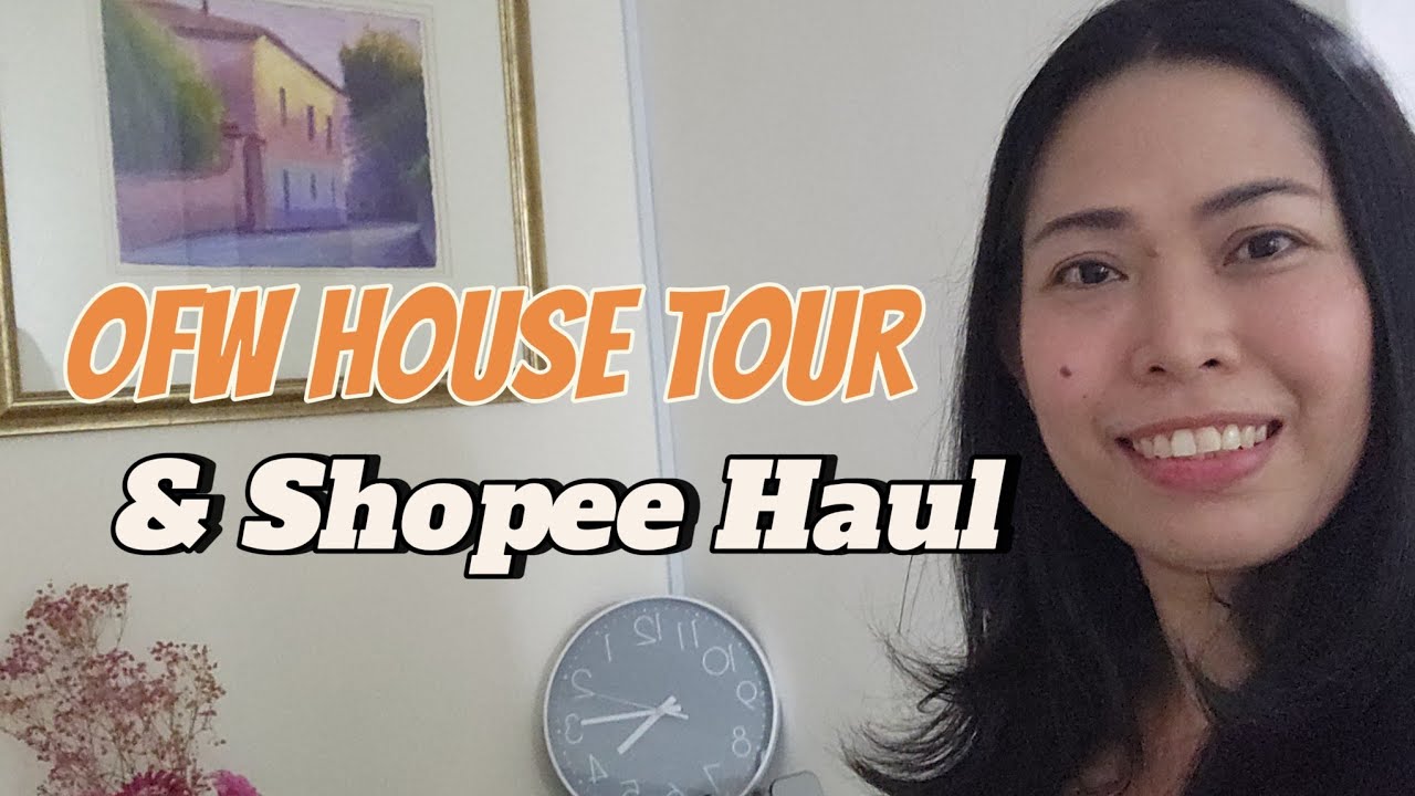 OFW Mini House Tour + Shopee Haul! 🛍️Buhay OFW Abroad 🇵🇭 