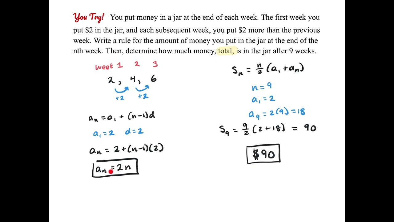 Sequences and Series Word Problems