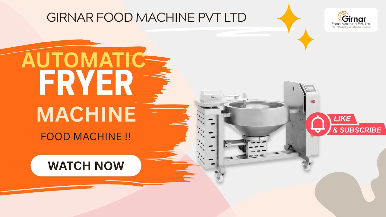 Gulabjamun Fryer Machine - Girnar Food Machine Pvt. Ltd.  - +91 90 91 365 365
