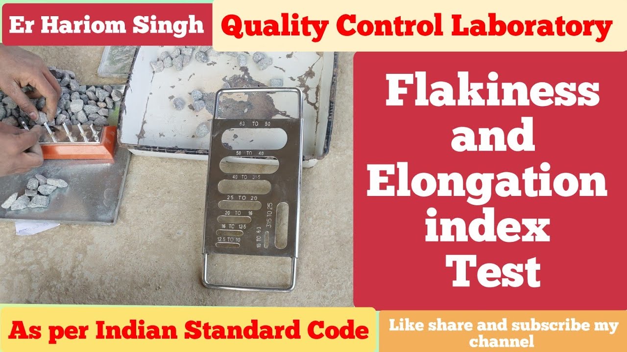 Flakiness and Elongation index test of aggregate||definition #quality#civilengineering