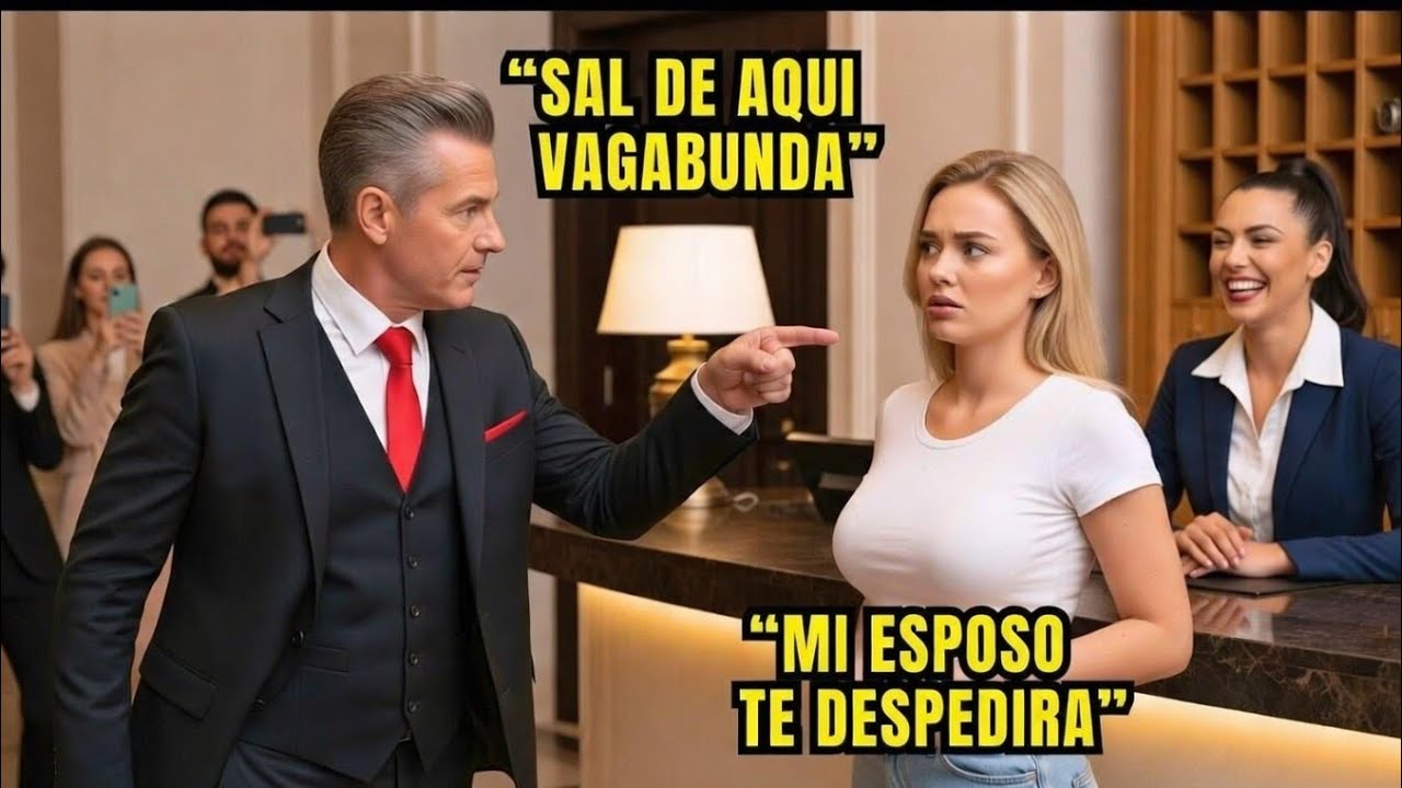¡La echaron como basura del hotel de lujo!…y su marido millonario destruyó todo en minutos