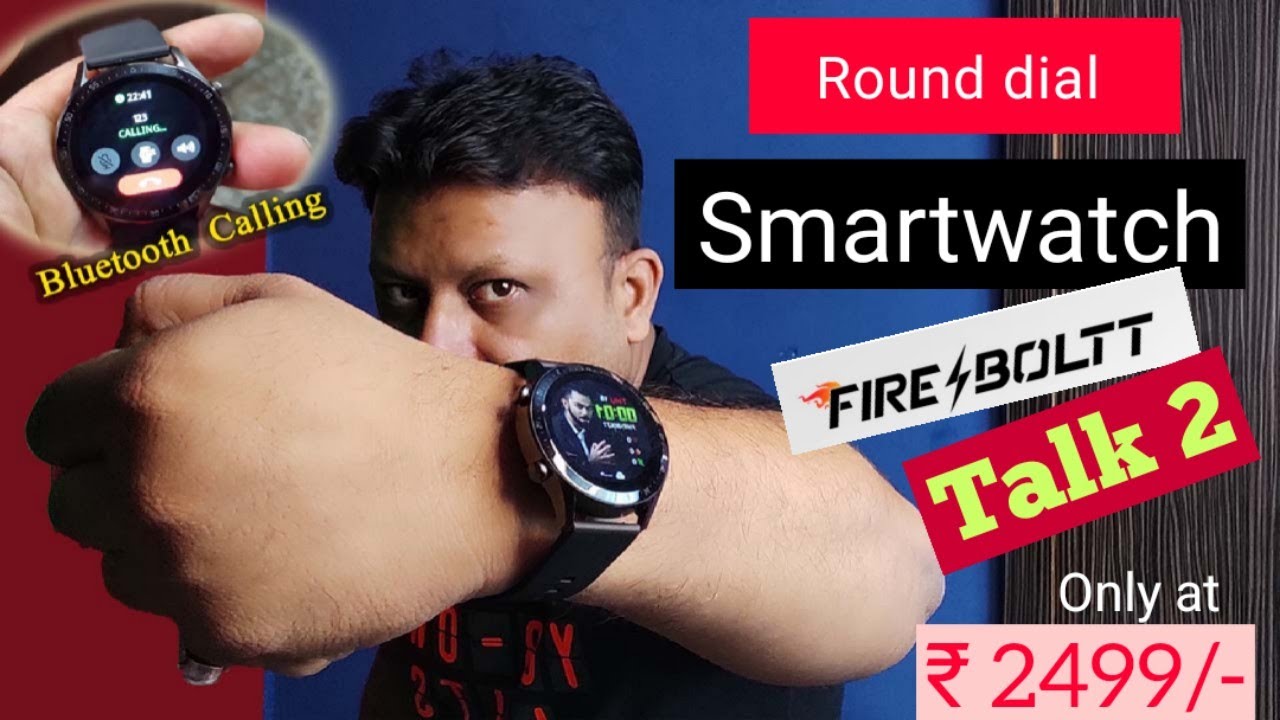 Bluetooth Calling Smartwatch under 3000 || Fire bolt Talk 2 smartwatch