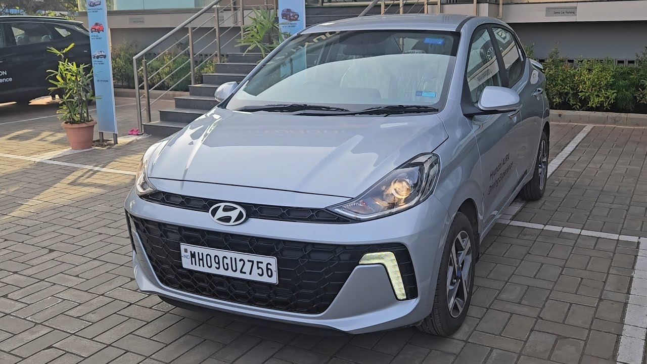 🔥Hyundai Aura sx plus Amt variant  exshowroom ₹ 8.89 Lakh | Review🔥