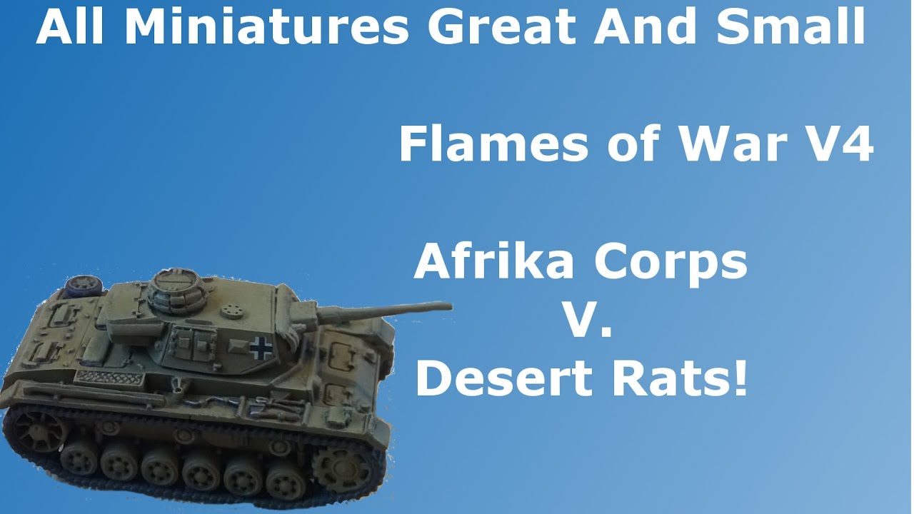Flames of War V4 - Batrep #6 Mid War - German V. British