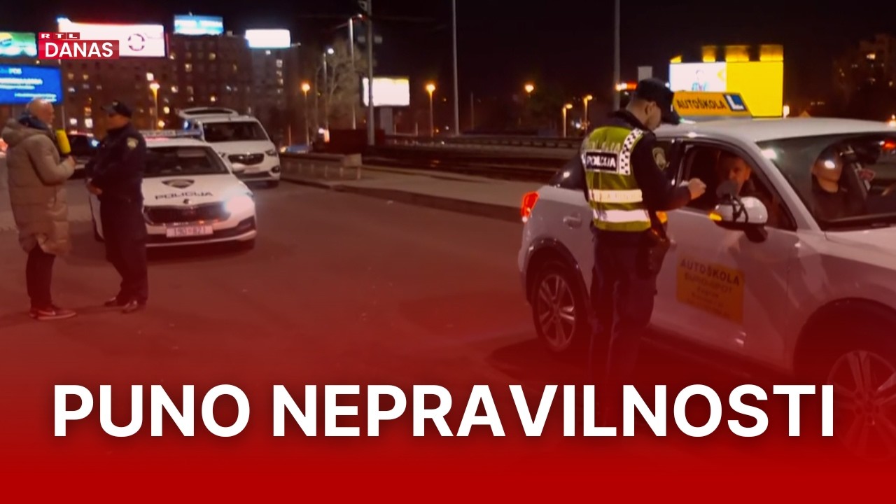 Policija kontrolirala autoškole u Zagrebu: Otkrivamo u čemu su instruktori griješili | RTL Danas