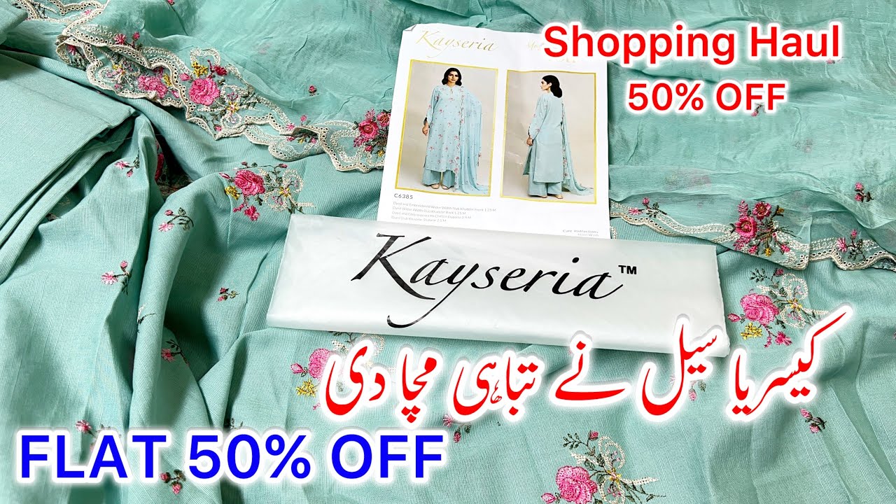 Flat 50% off kayseria sale shopping haul 🔥|| kayseria || kayseria sale || hit codes January 10, 2026