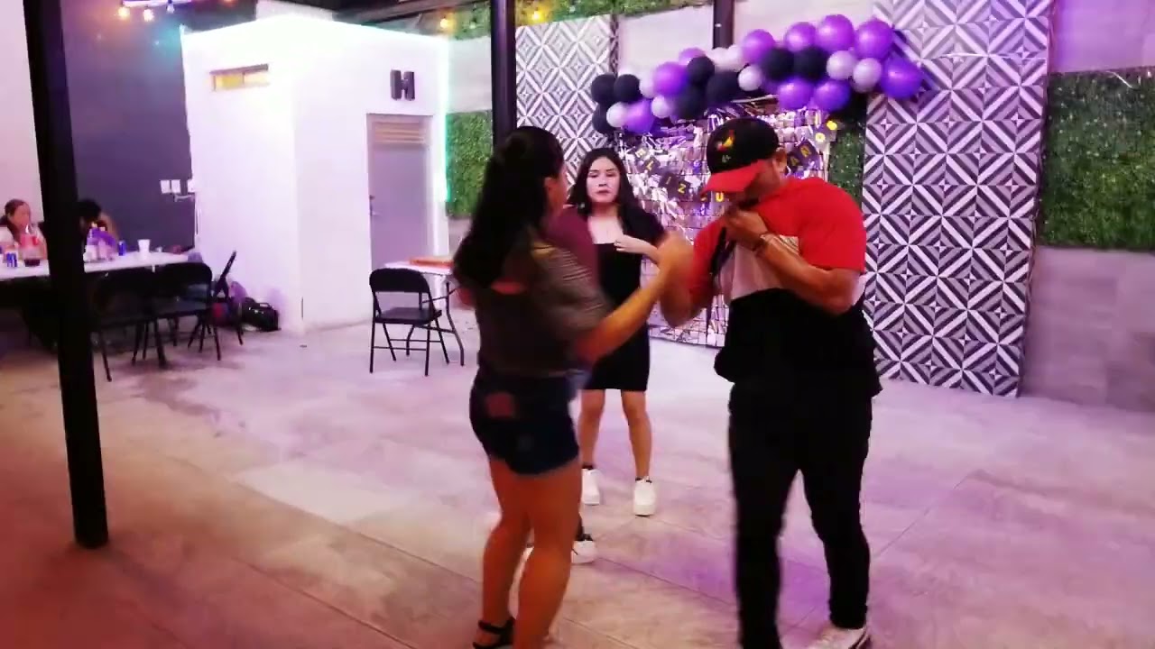 Bailando con las Hermanas MORALES (los Pasos del 1 al 27 Principiantes) ROTANDO Y CAMINADO