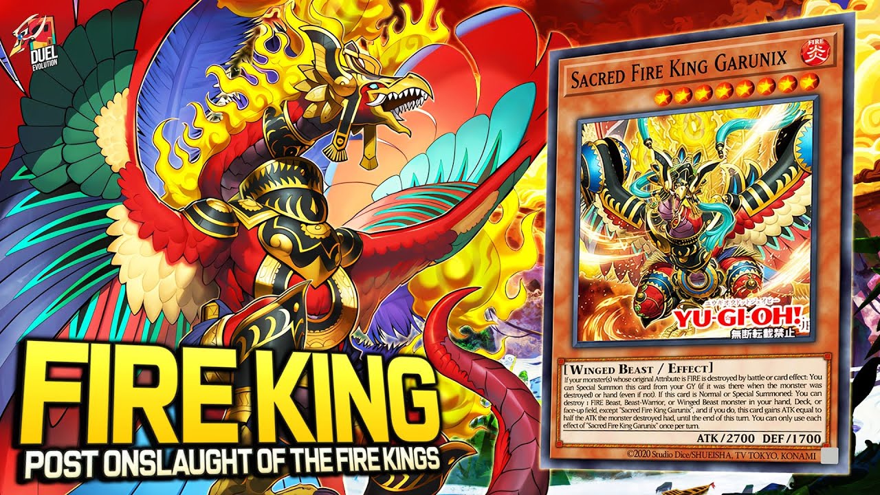 Deck Fire King Post Structure Deck |EDOPRO| Replays 🎮 + Decklist ✔️