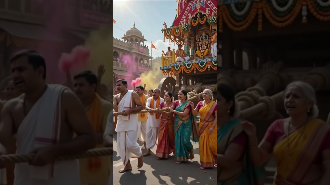 Jagannath Ji Ki Rath Yatra: Jab Khud Bhagwan Bhakton Ke Beech Padhare! 🙏❤️#shorts #jagannath #bhakti