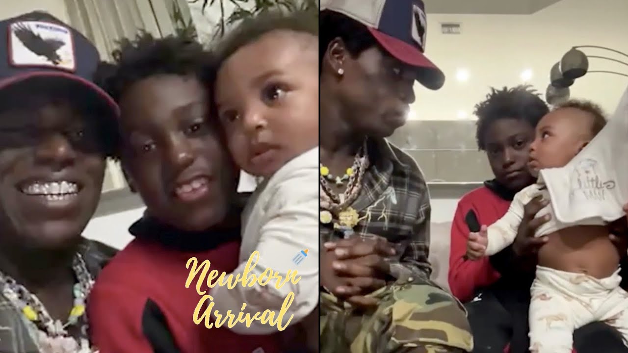 Kodak Black Son King Meets Younger Brother Prince For The 1st Time! 🤴🏾