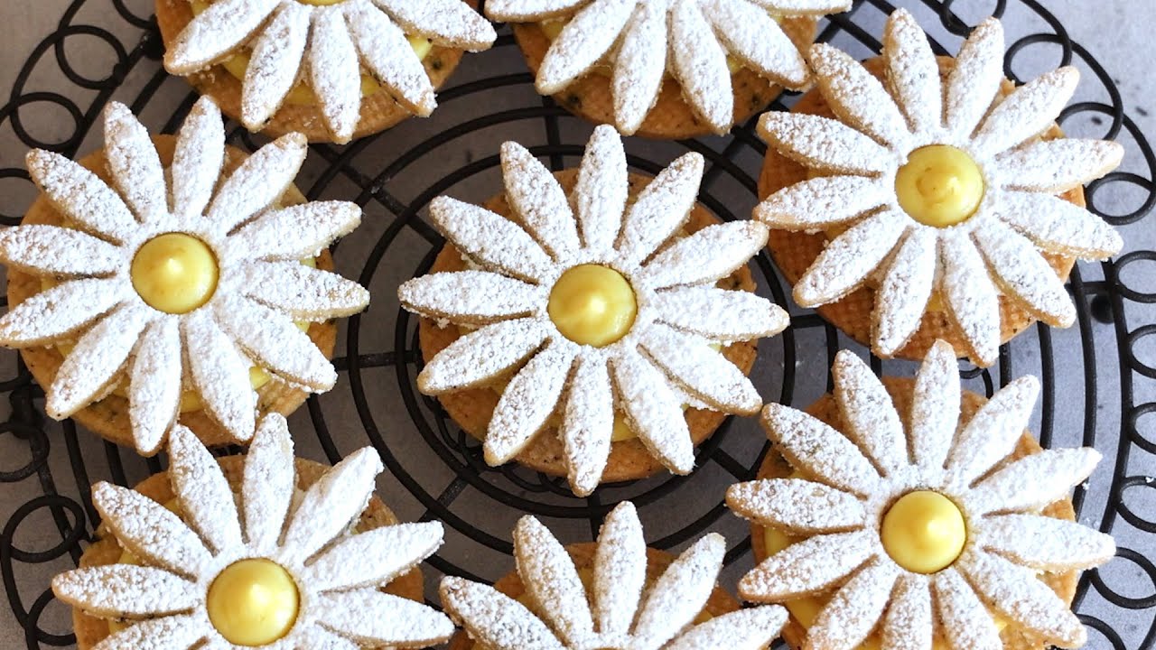 Lip-smacking Daisy Lemon Tea Cookies recipe [ASMR] ◆ デイジーレモンティークッキーレシピ