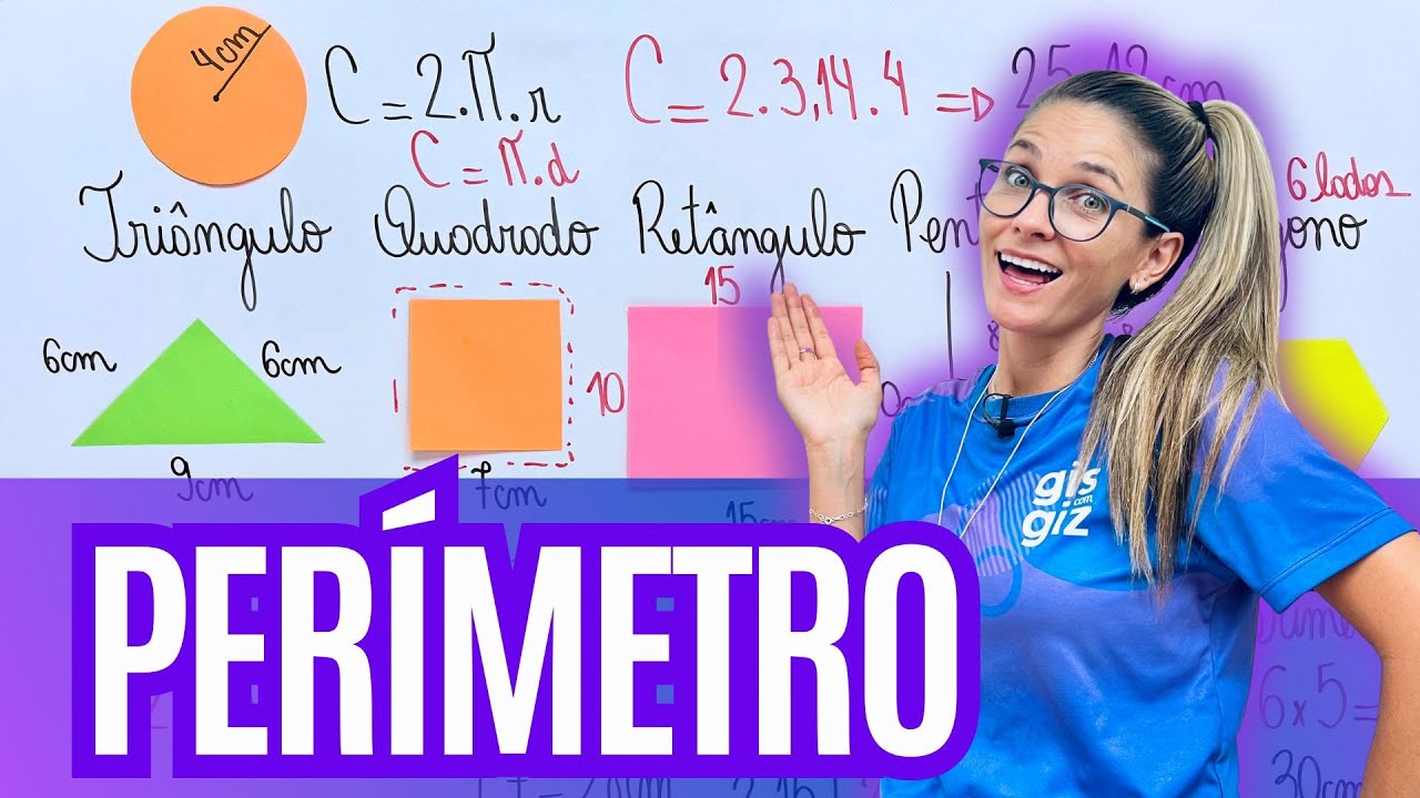 PERÍMETRO DAS FIGURAS PLANAS |Triângulo, Quadrado, Retângulo, pentagono |