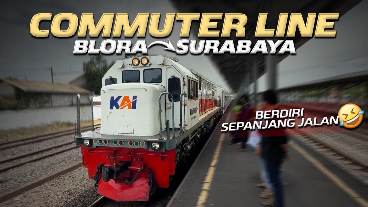 CUMA 13 RIBU BISA NAIK KERETA INI, WORTH IT ‼️Commuter Line Blorasura