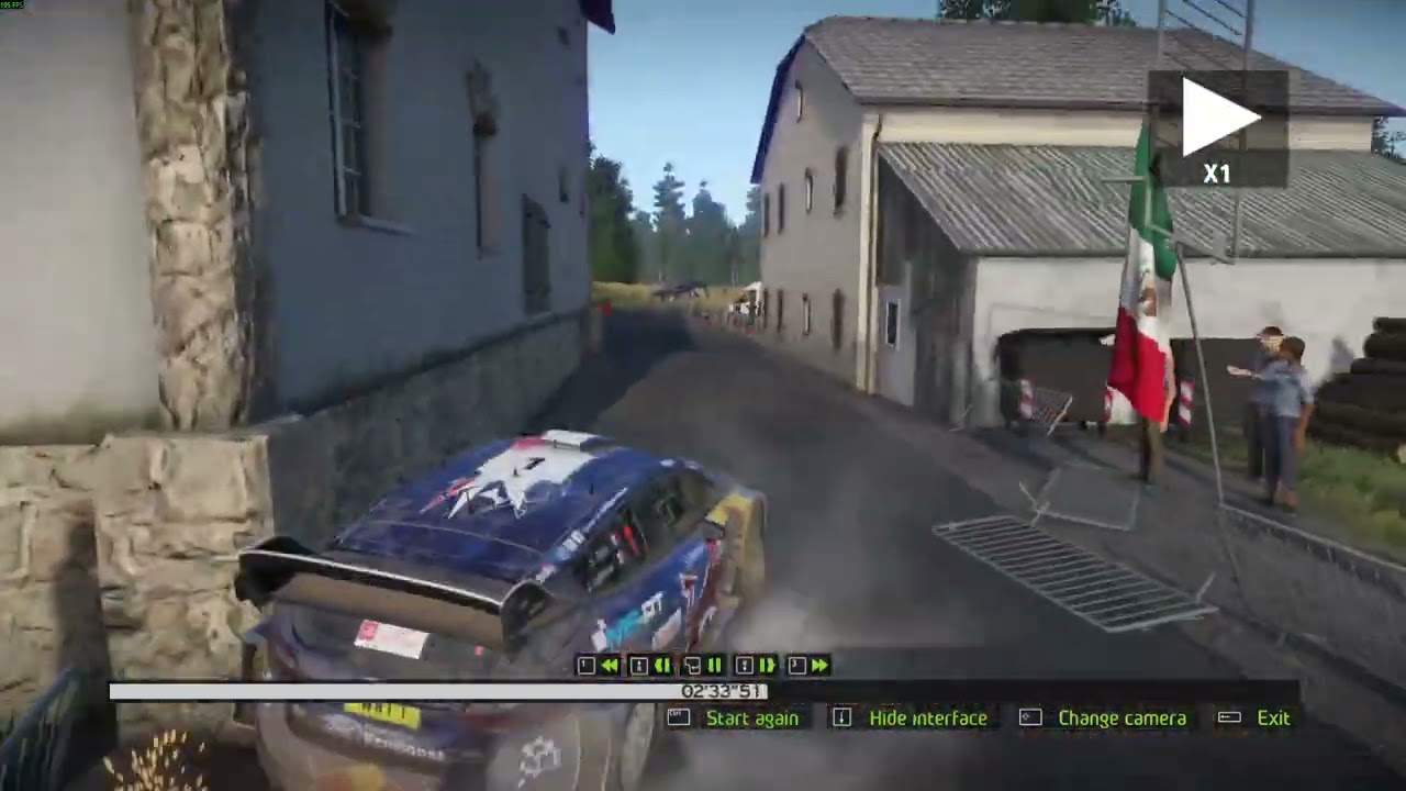 WRC7 gameplay. (No commentary?)