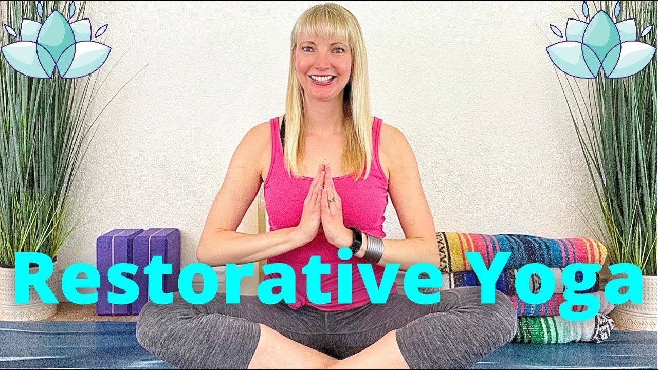 RESTORATIVE YOGA - Gentle Yoga - Restorative Yoga for Seniors Beginners - Yoga for Seniors - Yoga