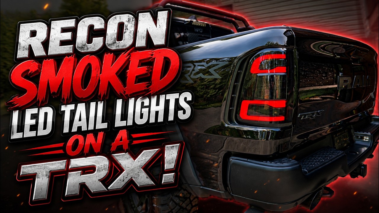 THESE RAM TRX Recon Tail Lights Look INSANE!