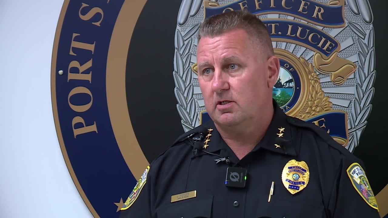Port St. Lucie Chief Leo Niemczyk discusses arrest at Tradition Publix